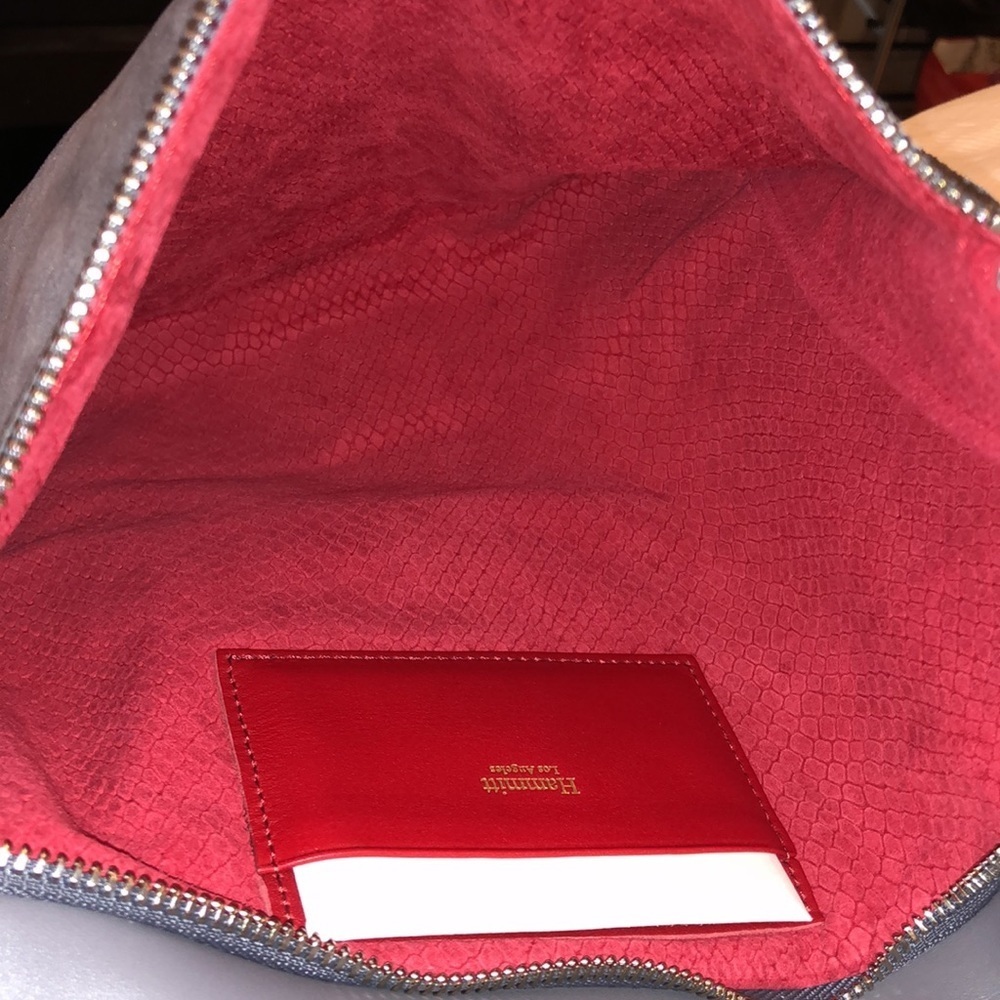HAMMITT MONTANA REVERSIBLE BAG LARGE IN SLATE GRAY NWT - Picture 8 of 12